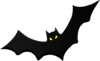 Bat W Eyes Clip Art