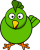 Green Chick Clip Art