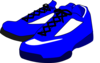 Blue Shoes Clip Art