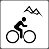 Hotel Icon Near Mountain Biking Clip Art