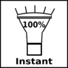 Light Bulb On Instant Clip Art