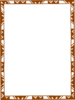 Brown-orange Frame Clip Art