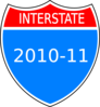 Interstate 2010-11 Clip Art