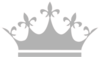 Grey Queen Crown Clip Art