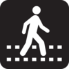 Pedestrian Symbol Clip Art