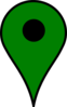 Green Location Pin Clip Art