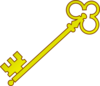 Gold Olde Key Clip Art