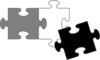 Black Puzzle Pieces Clip Art