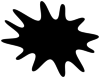 Black Paint Splat Clip Art