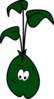 Bean Sprout Character Clip Art