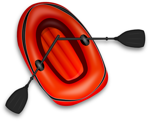 Red Rubber Boat Clip Art at Clker.com - vector clip art online, royalty  free & public domain