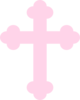 Pink Baby Crossy Clip Art