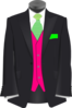 Pink Green Wedding Clip Art