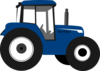 Tractor Blue Clip Art