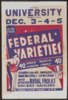 Federal Varieties 40 Stage, Radio, Screen Stars. Clip Art