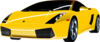 Yellow Lamborghini Clip Art