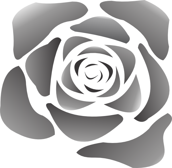 Rose Svg Rose Silhouette Image Rose Outline Image Rose Clip 