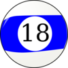 18 Ball Clip Art