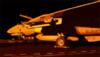 An F-14d Tomcat Is Readied For Night Flight Operations Clip Art