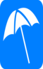 Blue Umbrella Clip Art
