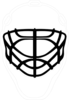 Black Goalie Mask Clip Art