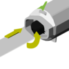 Scig Ii Infusion Pump Rev Rd F Inserting Syringe Lock Checkmark Clip Art