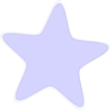 Baby Blue Star Clip Art