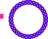 Blue & Pink Celtic Knot Clip Art