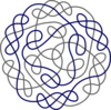 Navy Gray Celtic Knot Clip Art