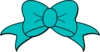 Tiffany Blue Bow Clip Art