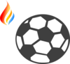 Maron  Flame Logo 8 Clip Art