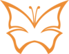 Orangebutterfly Clip Art