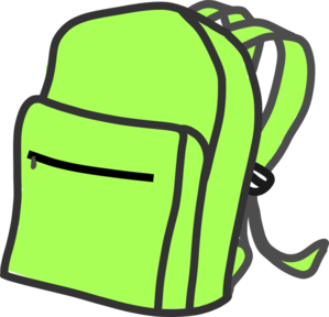 Vector Illustration Of School Backpack Cartoon Clipart Royalty