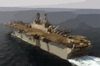 The Amphibious Assault Ship Uss Iwo Jima (lhd 7) Steams Through The Arabian Gulf Clip Art