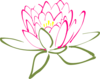 Pink Lotus 2 Variation Clip Art
