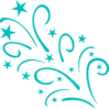 Starplose Turquoise Clip Art