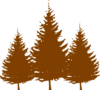 Brown Trees Clip Art