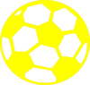 Yellow Soccer Ball Clip Art