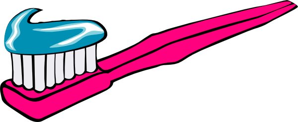Pink Toothbrush Clip Art at Clker.com - vector clip art online, royalty  free & public domain
