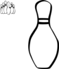 Bowling Pins Clip Art