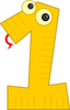 Number One Yellow Clip Art