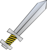 Gold And Black Sword Clip Art