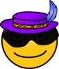 Pimp Smiley Clip Art