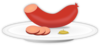 Sliced Sausage Clip Art
