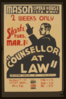  Counsellor At Law  Gripping Drama By Elmer Rice. Clip Art