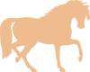 Tan Horse Clip Art