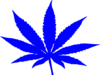 Weed Blue Clip Art