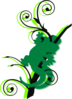 Gecko Branch Clip Art