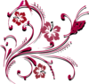 Butterfly Scroll Clip Art