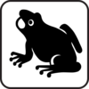 Frog Sign Clip Art